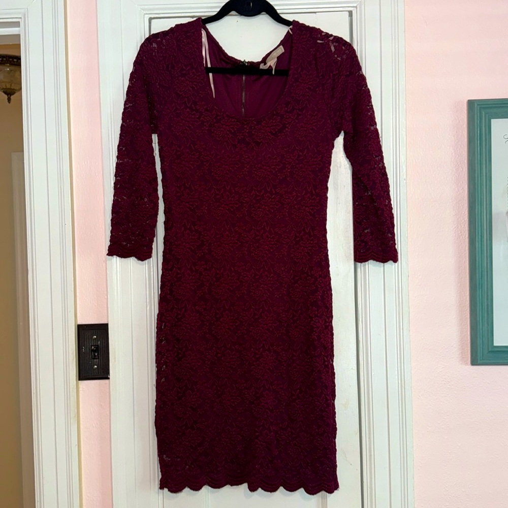 Forever 21 3/4 Sleeve Stretchy Dress